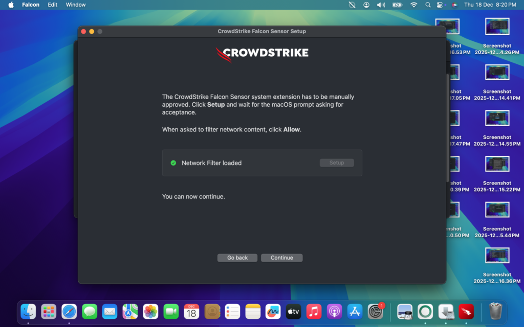 Install Crowdstrike MAC