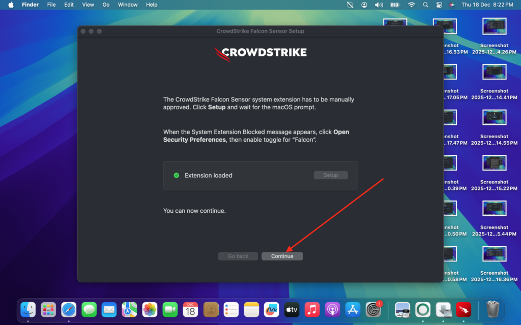 Install Crowdstrike MAC