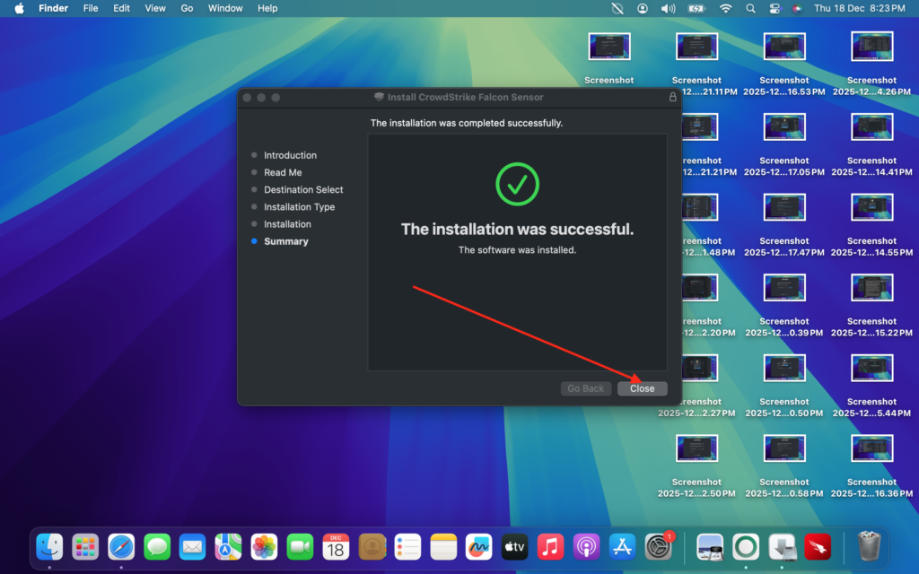 Install Crowdstrike MAC